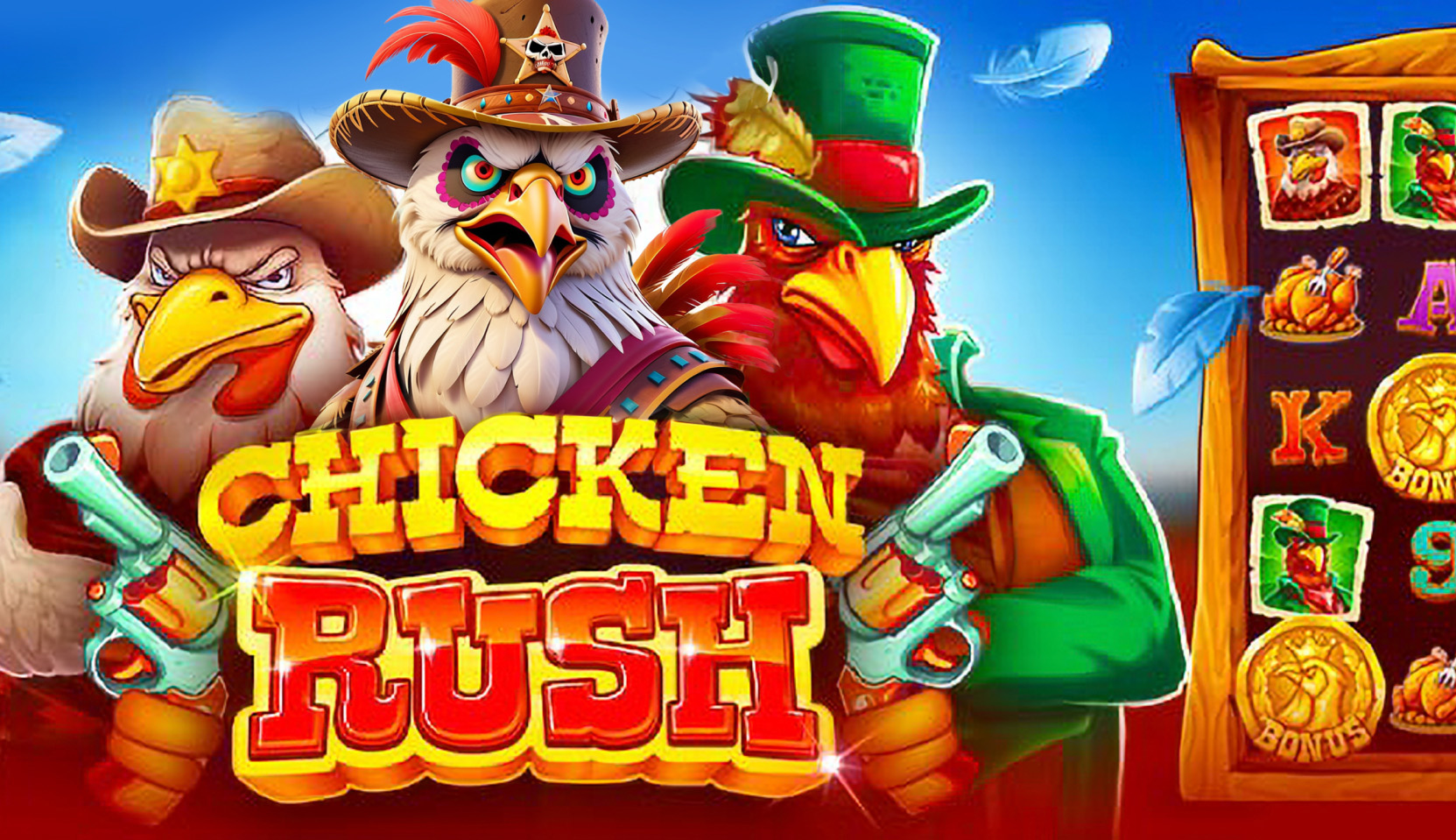 Chicken Rush slot game by Bgaming