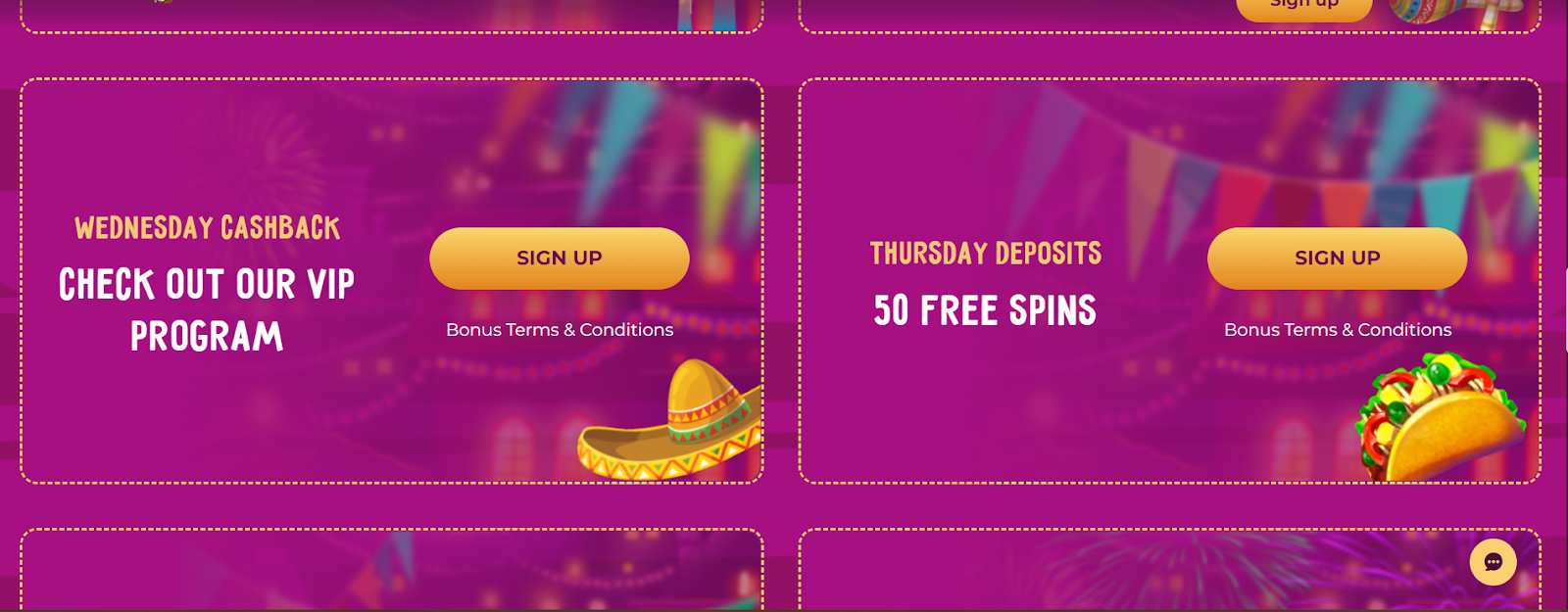 Image featuring SlotVibe casino's VIP program and weekly cashback.